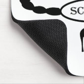 蠍座ブラックスコーピオンスターサイン マウスパッド (コーナー)