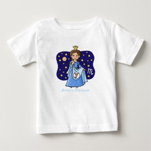 蠍座プリンセス ベビーTシャツ (正面)