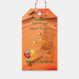 蠍座ベビーシャワー – ギフトラベル ギフトタグ