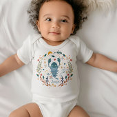 蠍座ベビーワンピース – 強くて気強い〔占星術の〕十二宮図 ベビーボディスーツ