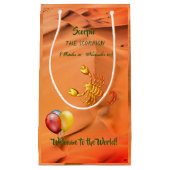 蠍座ベビー（10月23日～11月21日）サソリ スモールペーパーバッグ (正面)