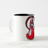 蠍座ベリーダンサーゴシックムーン ツートーンマグカップ (正面左)