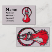 蠍座ベリーダンサービジネスカード 名刺 (正面/裏面)