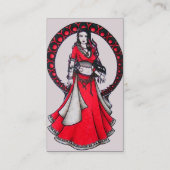 蠍座ベリーダンサービジネスカード 名刺 (裏面)