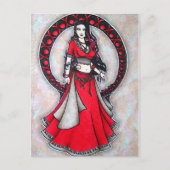 蠍座ベリーダンサーポストカード ポストカード (正面)