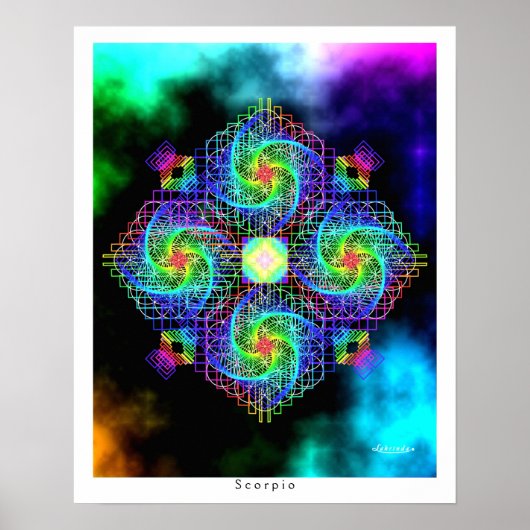 蠍座ポスター ポスター (正面)