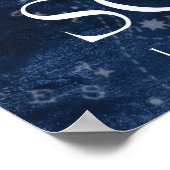 蠍座ポスター(名前、星印〔占星術の〕十二宮図) ポスター (角)