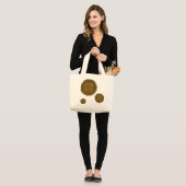 蠍座マンダラトートバッグ ラージトートバッグ (正面(モデル))