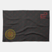 蠍座マンダラハンドタオル キッチンタオル (横)