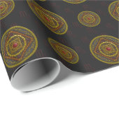 蠍座マンダララッピング紙 ラッピングペーパー (ロールコーナー)