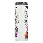 蠍座不気味〔占星術の〕十二宮図ハロウィーン誕生日ギフト タンブラー (裏面)