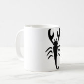 蠍座占星術の記号1 コーヒーマグカップ (正面左)