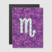 蠍座占星術サインオンピンクデジタル迷彩柄 (正面/裏面)