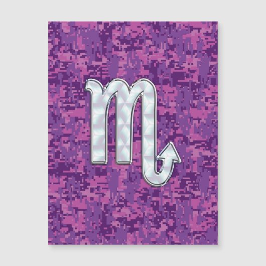 蠍座占星術サインオンピンクデジタル迷彩柄 (正面)