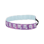 蠍座占星術サインオンピンクデジタル迷彩柄 アスレチックヘッドバンド (右)