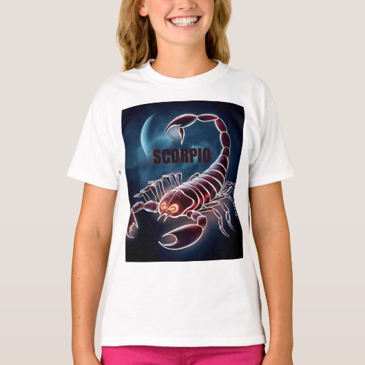 蠍座占星術ゾディアック徴候 Tシャツ (正面)