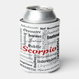 蠍座占星術占星術〔占星術の〕十二宮図形質コラージュ 缶クーラー