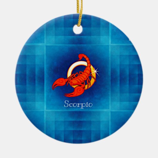 蠍座占星術 セラミックオーナメント (正面)