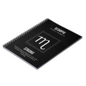 蠍座占星術 ノートブック (左側)