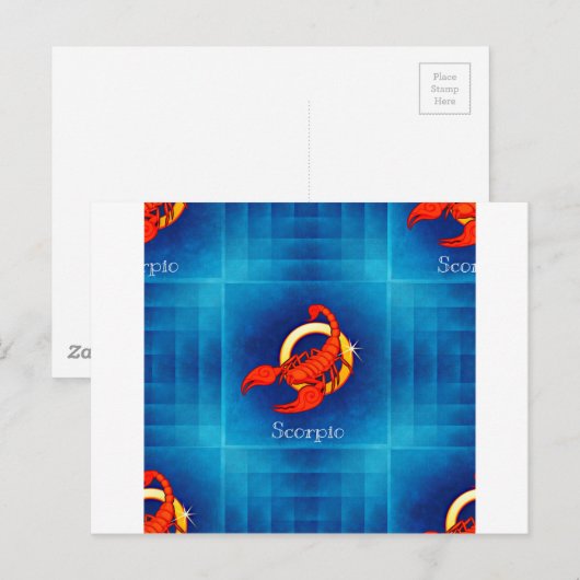 蠍座占星術 ポストカード (正面/裏面)