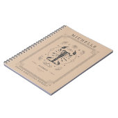 蠍座占星術〔占星術の〕十二宮図標識占星術タロットカード ノートブック (左側)