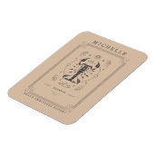 蠍座占星術〔占星術の〕十二宮図標識占星術タロットカード マグネット (左側)