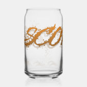 蠍座反射 ガラス缶 (正面)