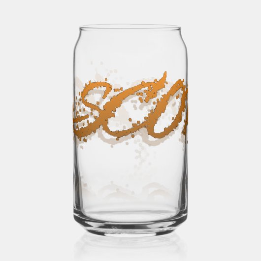 蠍座反射 ガラス缶 (正面)