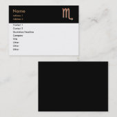 蠍座名刺 名刺 (正面/裏面)