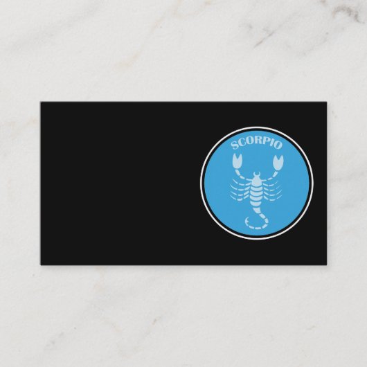 蠍座名刺 名刺 (正面)