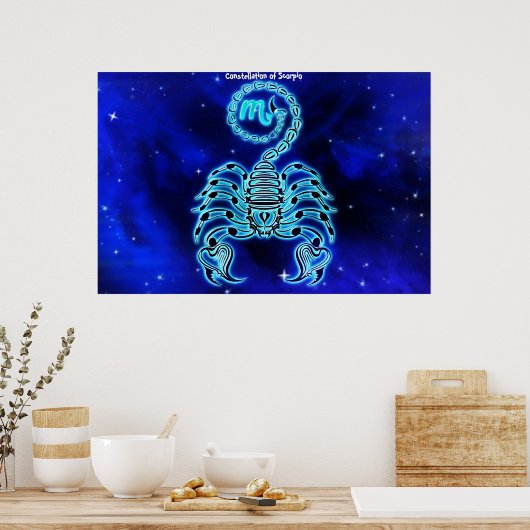蠍座座 ポスター (キッチン)