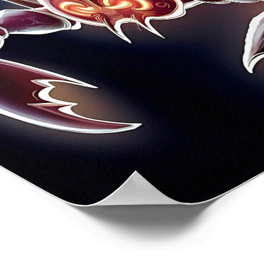 蠍座星占い徴候 ポスター (角)