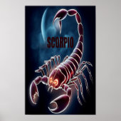 蠍座星占い徴候 ポスター (正面)