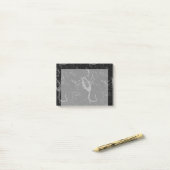 蠍座星座のヘベリアス1690周の黒 ポストイット (デスク上)