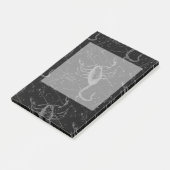 蠍座星座のヘベリアス1690周の黒 ポストイット (アングル)