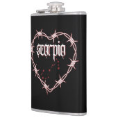 蠍座星座ゴシックダーク天エギー フラスク (左)