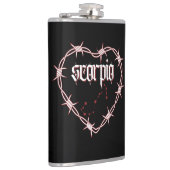 蠍座星座ゴシックダーク天エギー フラスク (右)