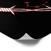 蠍座星座ゴシックダーク天文学 ポスター (角)