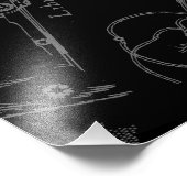 蠍座星座ヘベリアス1690オンブラック フォトプリント (角)