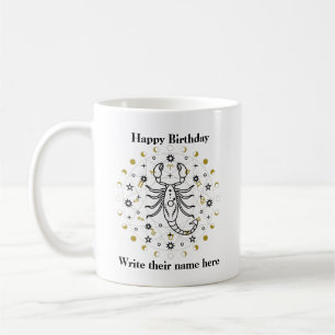 蠍座星座標誕生日Mug 10月23日11月21日 コーヒーマグカップ