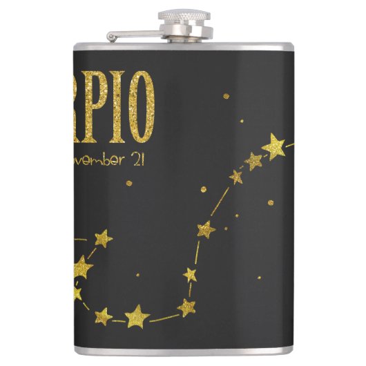 蠍座星記号 フラスク (正面)