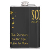 蠍座星記号 フラスク (裏面)