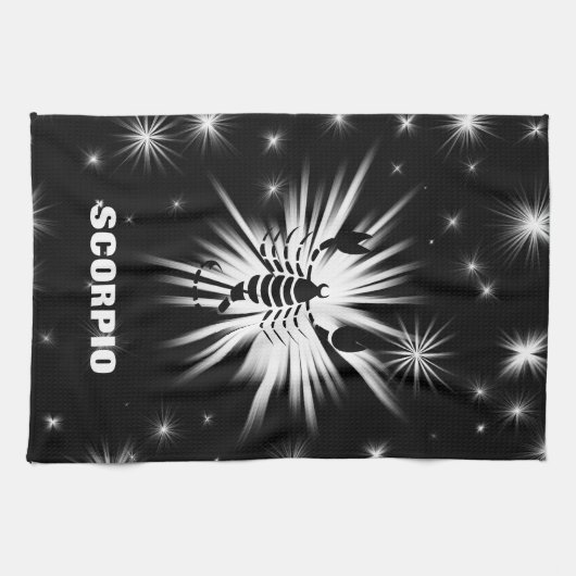 蠍座標識 キッチンタオル (横)