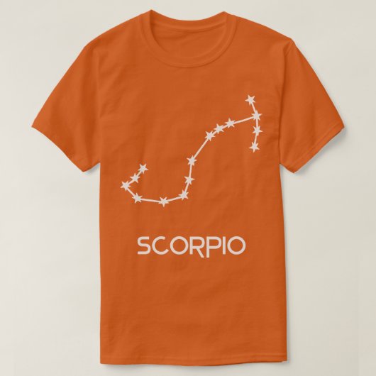 蠍座標識〔占星術の〕十二宮図 Tシャツ (デザイン正面)
