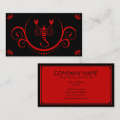 蠍座洗練 名刺 (正面/裏面)