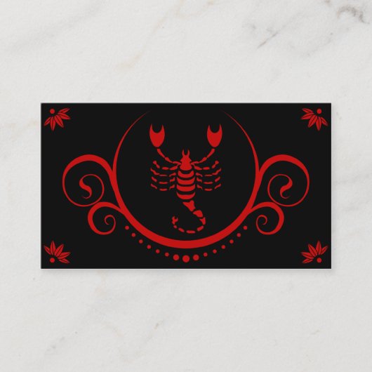 蠍座洗練 名刺 (正面)