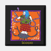 蠍座磁石 マグネット (正面)