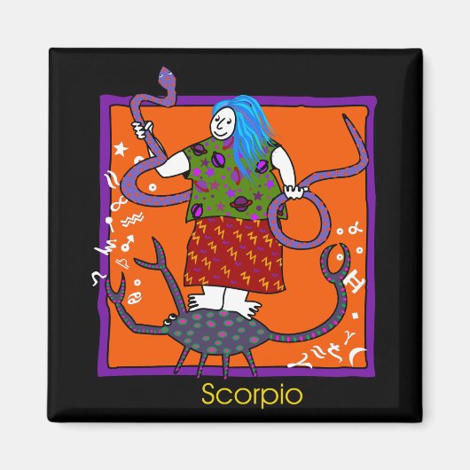 蠍座磁石 マグネット (正面)