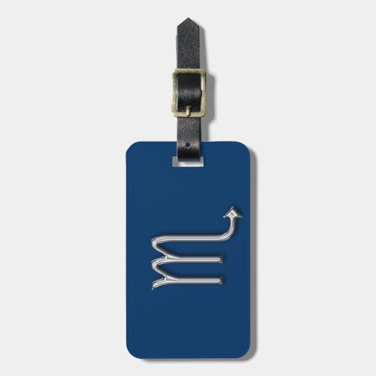 蠍座蠍個人化 ラゲッジタグ (正面縦)