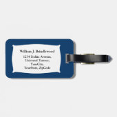 蠍座蠍個人化 ラゲッジタグ (裏面横)